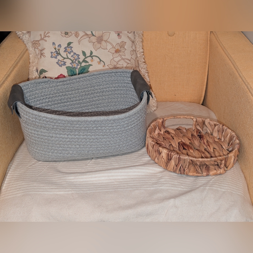 Target Gray and Brown Storage Baskets